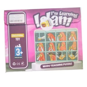 I'm learning Islam wudu teaching puzzle for girls