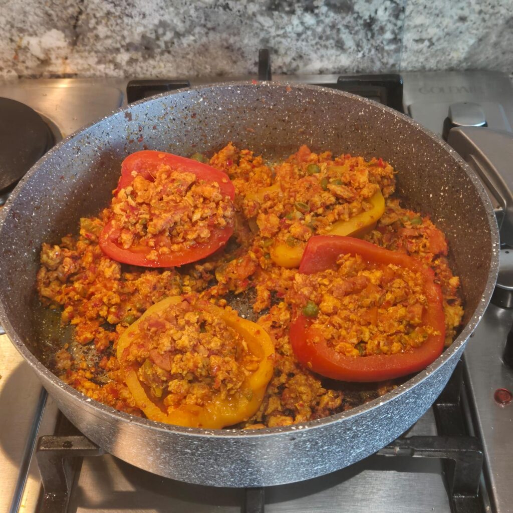 Stuffed Peppers. Also known as Akha Murcha