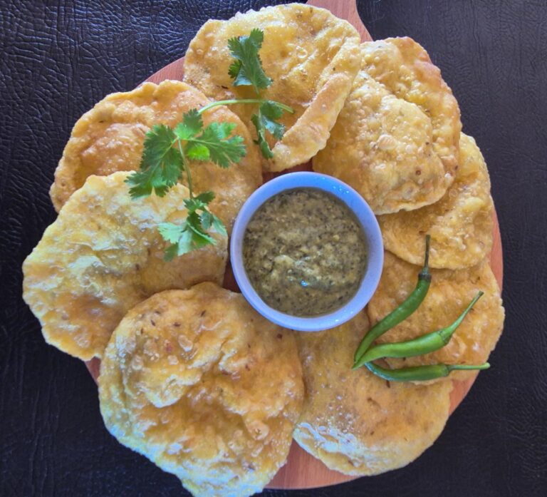 Tikki Puri, also known as spicey puri