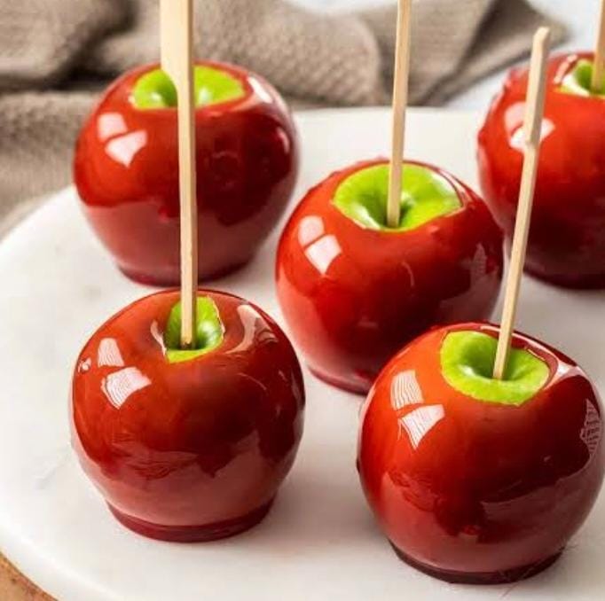 Homemade Toffee Apples