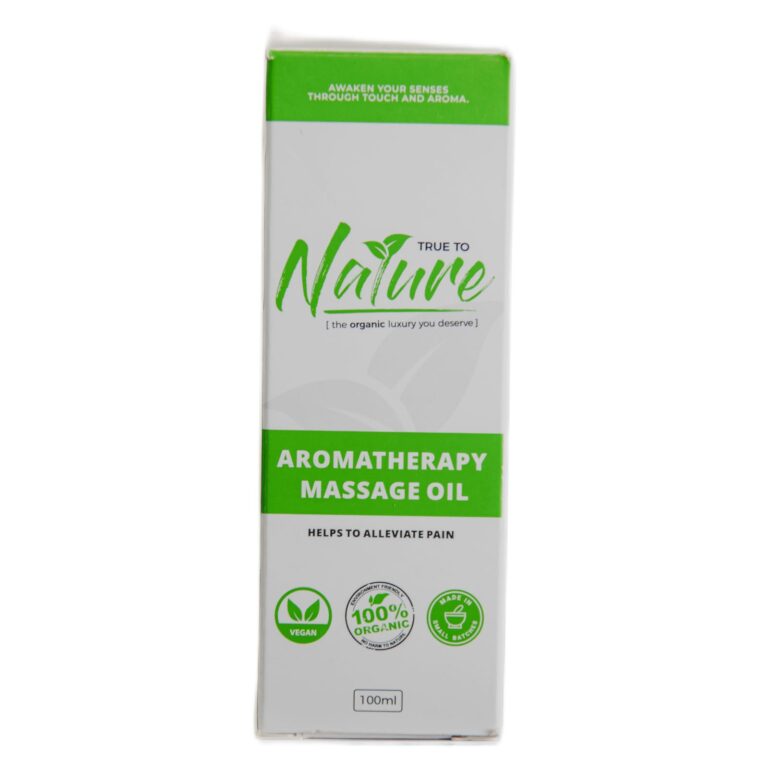 Nature's aromatherapy massage oil