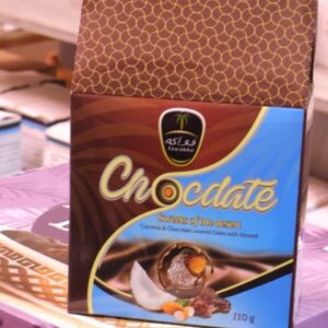 Chocolate coconut covered dates with Almond 110g