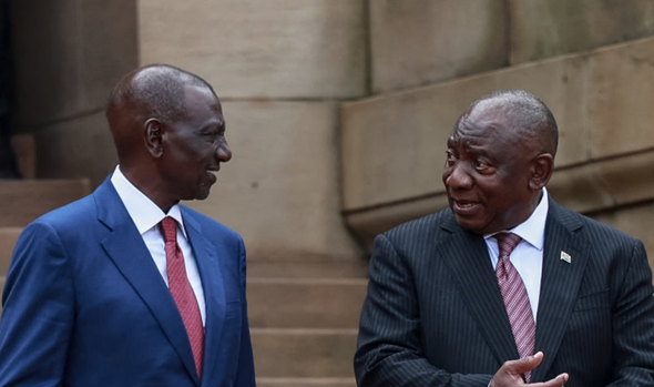 Ramaphosa tries to strengthen trade ties with Kenyan President Ruto amid Cold Relationship